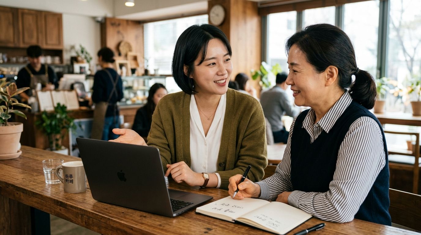 리얼플랜제주 마케팅 상담 장면