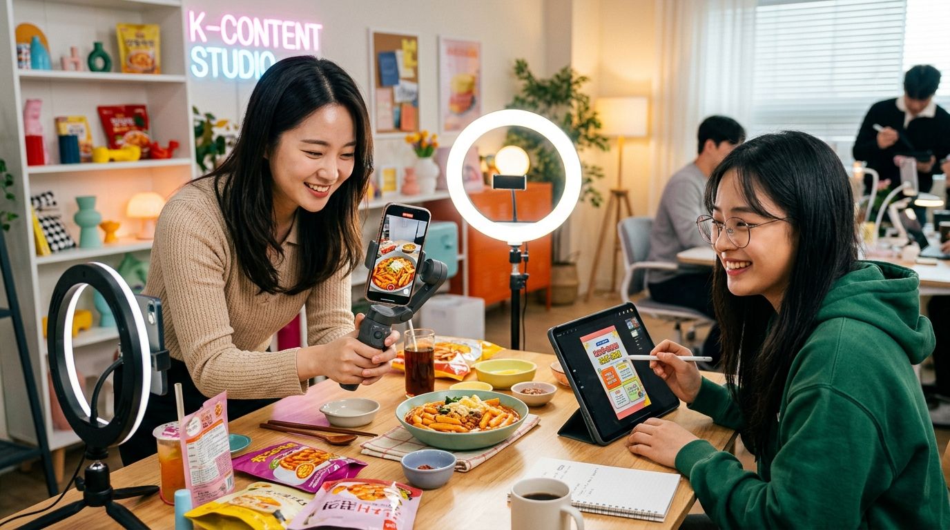 유튜브 편집·촬영 장면