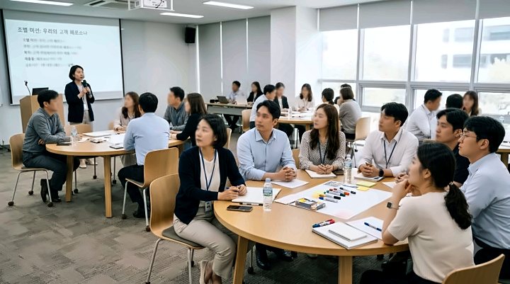 Happy 네트워킹 수다회 행사이벤트 기획운영 — AI 이미지